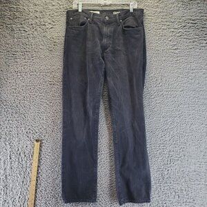 Gap Jeans Mens 33x34 Black Straight 1969 Denim Classic Fit Casual Style